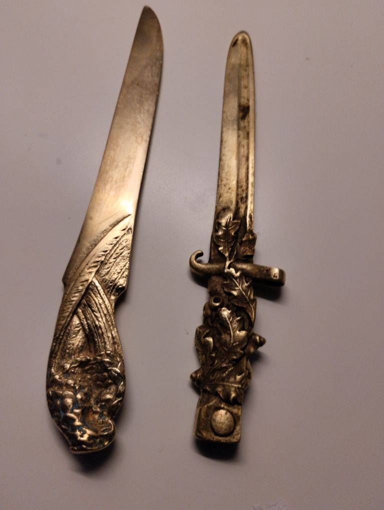 Stare noże  jeden do listów ok r 1900
