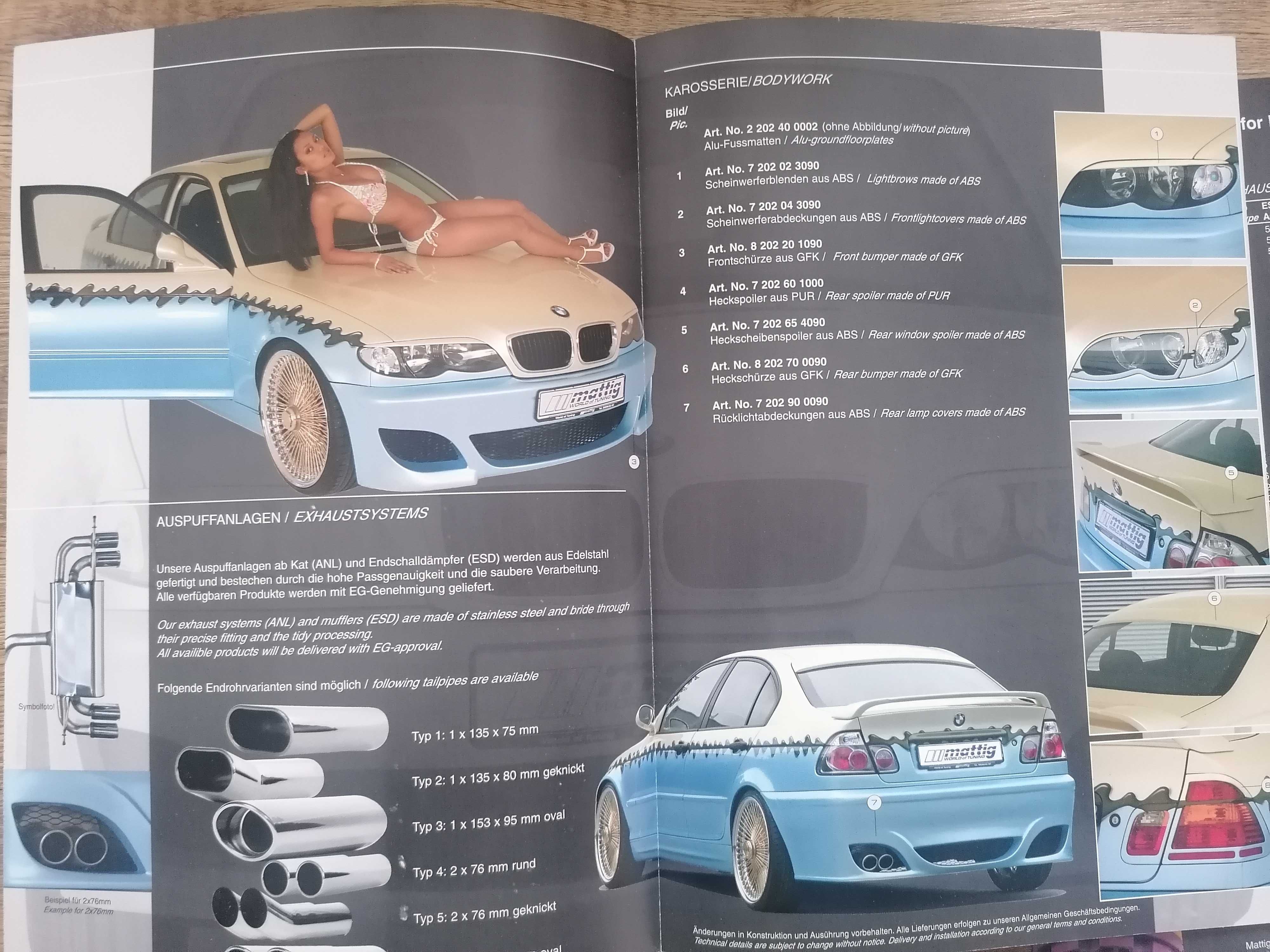 Prospekt BMW 5 E39 Mattig