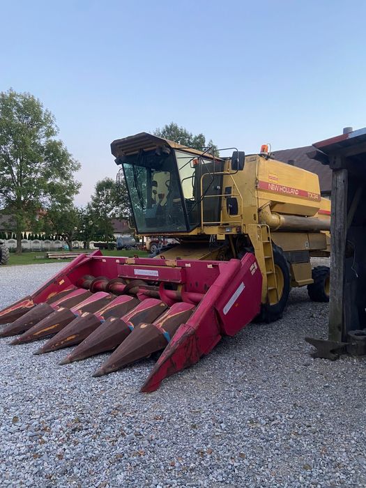 Zbiór koszenie  kukurydzy na ziarno New Holland TX