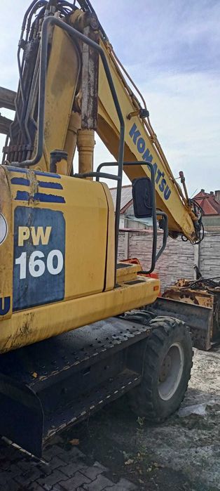 Komatsu PW 160 7E0 siłownik zwolnica rozdzielacz pompa most