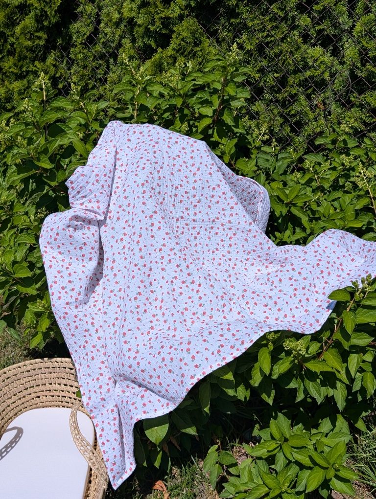 Otulacz muślinowy dla dzieci 3+ 100x 145 cm pareo pielucha kocyk