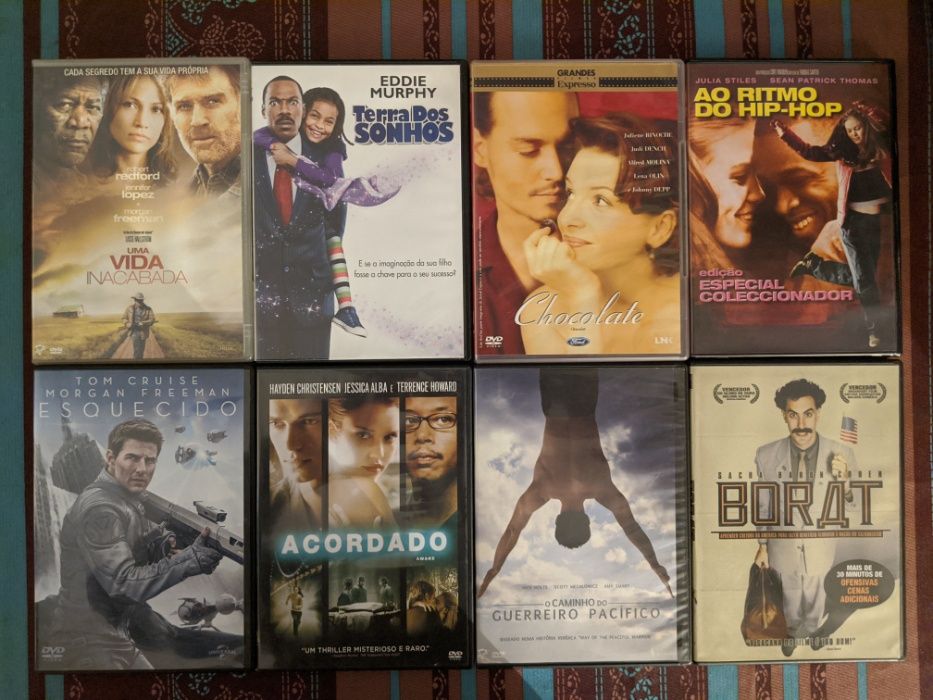 Vários DVDs à escolha (filmes e documentários)