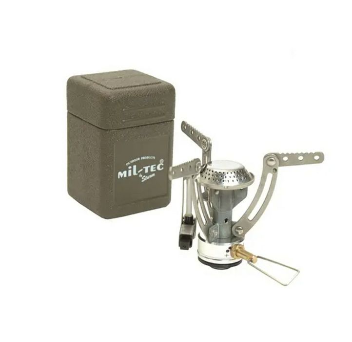 Складний компактний військовий  туристичний газовий пальник Mil-Tec -