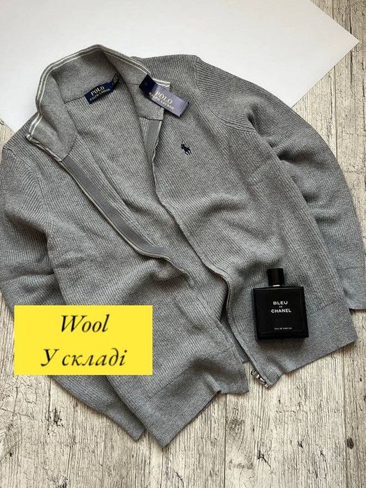 Кардиган Polo Ralph Lauren шерсть у складі\Зіп кофта\Поло Ральф Лорен