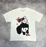 Biały męski t-shirt "Capture the moment" rozmiar M Y2k/Opium