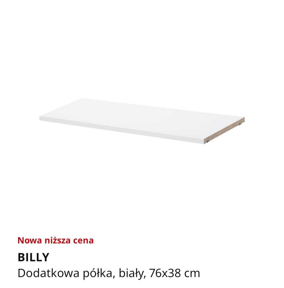 Billy dodatkowa półka 76x38cm