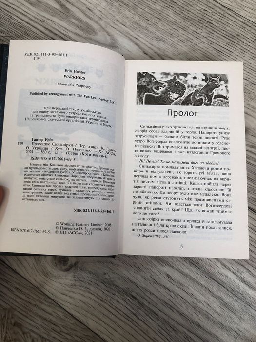 книга ,,Пророцтво синьозіркиʼʼ