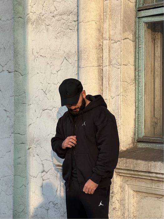 ОРИГІНАЛ‼️ Зіп-худі Air Jordan Brooklyn oversized оверсайз zip hoodie