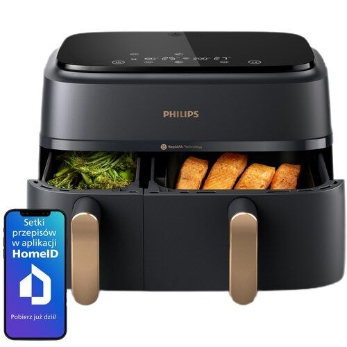 Airfryer Philips 3000 Dual Basket NA352/00