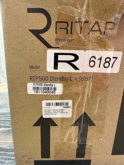 ДБЖ УПС Бесперебойник Ritar 500Va 300Ватт Новый АКБ