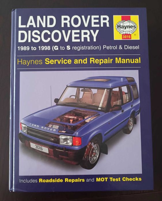 Manual de Oficina Haynes para Land Rover Discovery de 1989 a 1998