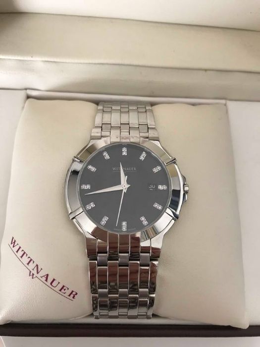 Męski Zegarek WITTNAUER SWISS 10D009 Stainless Diamond