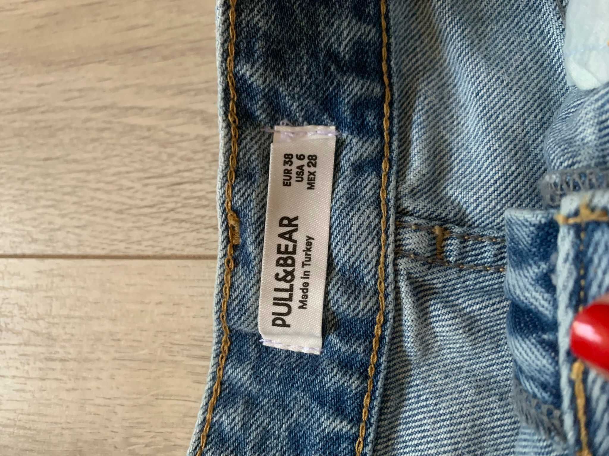Pull & Bear spodnie szorty spodenki dżinsowe jeansowe