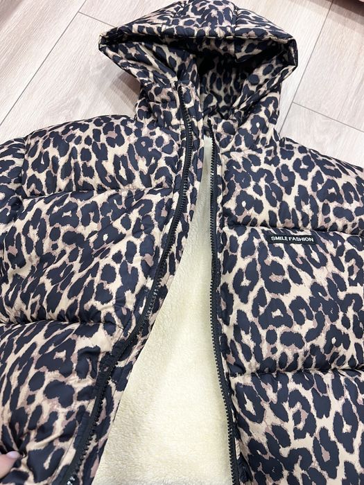 Куртка зима лео принт