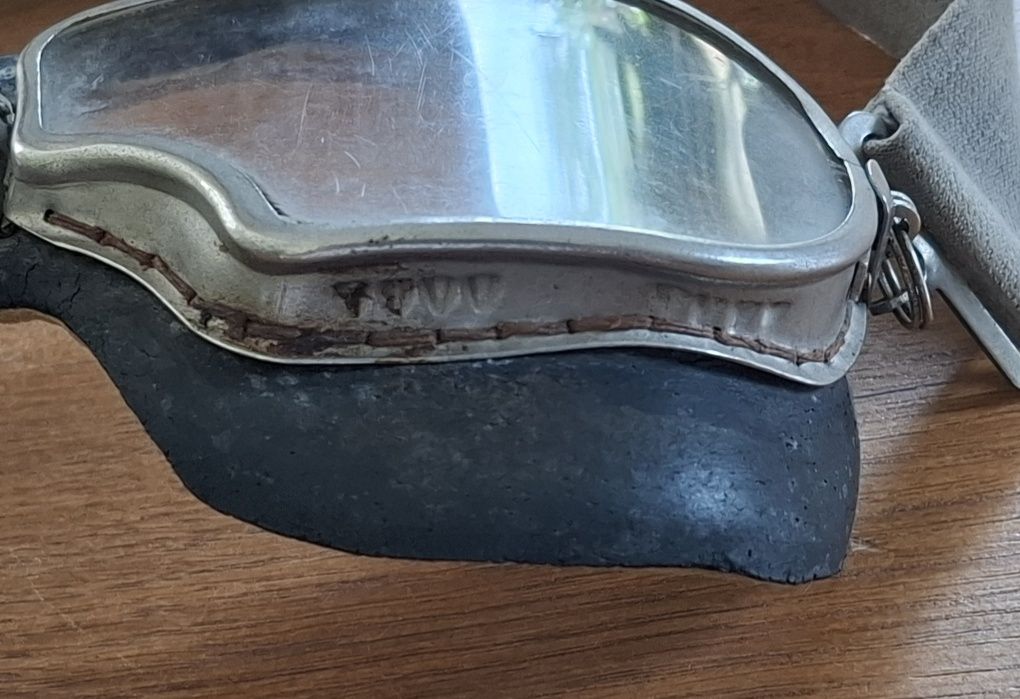 Wehrmacht gogle motocyklowe 4 dywizji pancernej Waffen SS "Polizei"