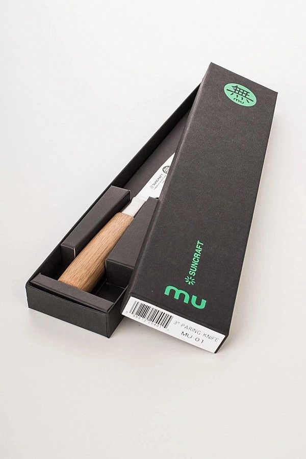 Zestaw noży Suncraft MU Bamboo z blokiem: [MU-SET]