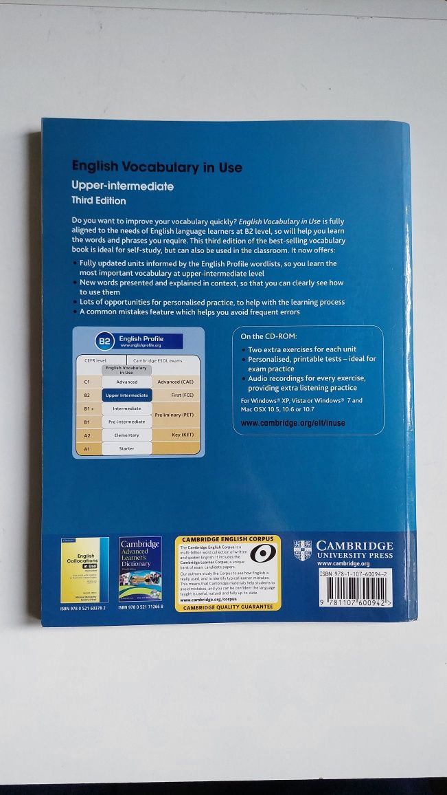 English Vocabulary in Use upper-intermediate CD M. McMacharty F.O'dell