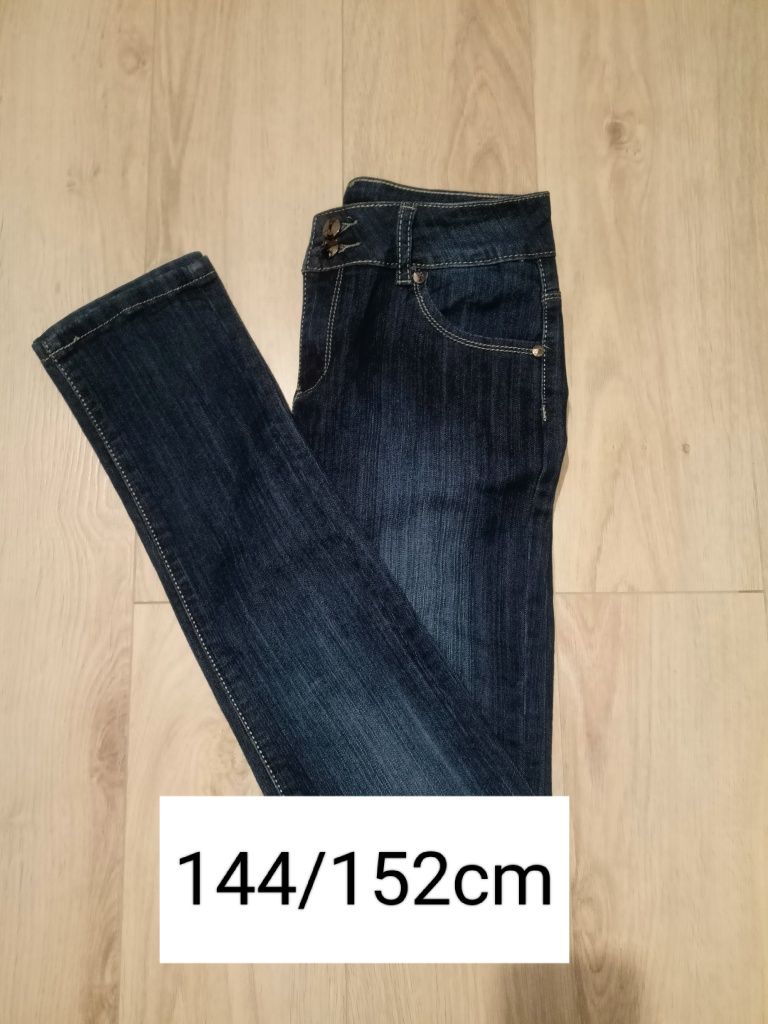 Damskie spodnie dżinsy rozmiar 27