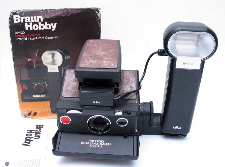 Lampa błyskowa BRAUN BP230 do aparatu Polaroid SX-70 SPRAWNA