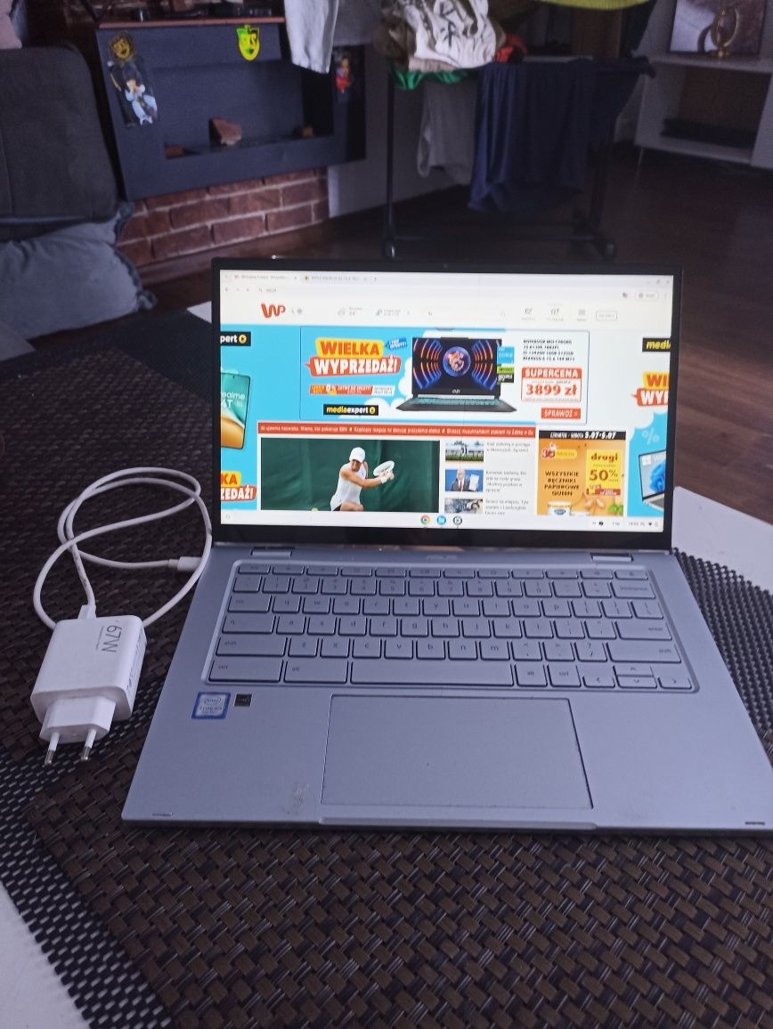 Laptop ASUS Chromebook Flip C433TA 14" IPS FHD Intel i5-8200Y 8GB 128G
