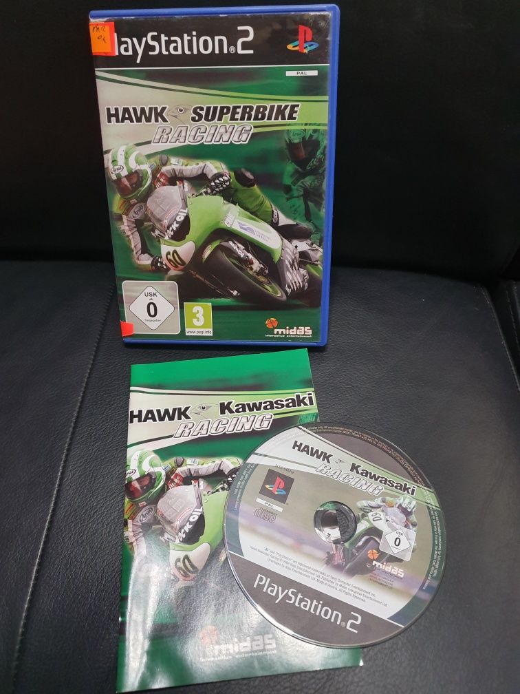 Gra gry ps2 playstation 2 Hawk Kawasaki Racing unikat