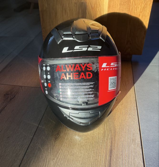 Kask motocyklowy LS2 FF352 SINGLE POŁYSK CZARNY XS