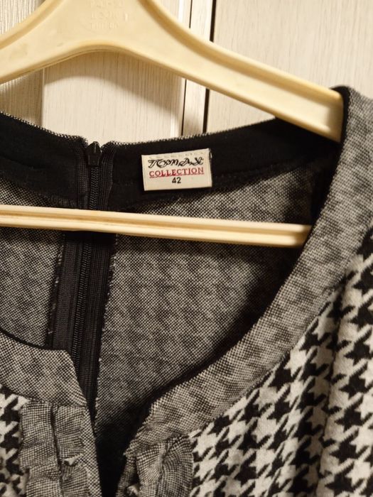 Стильна Сукня Tomax Collection, Принт "Гусяча лапка" (Розмір 42)