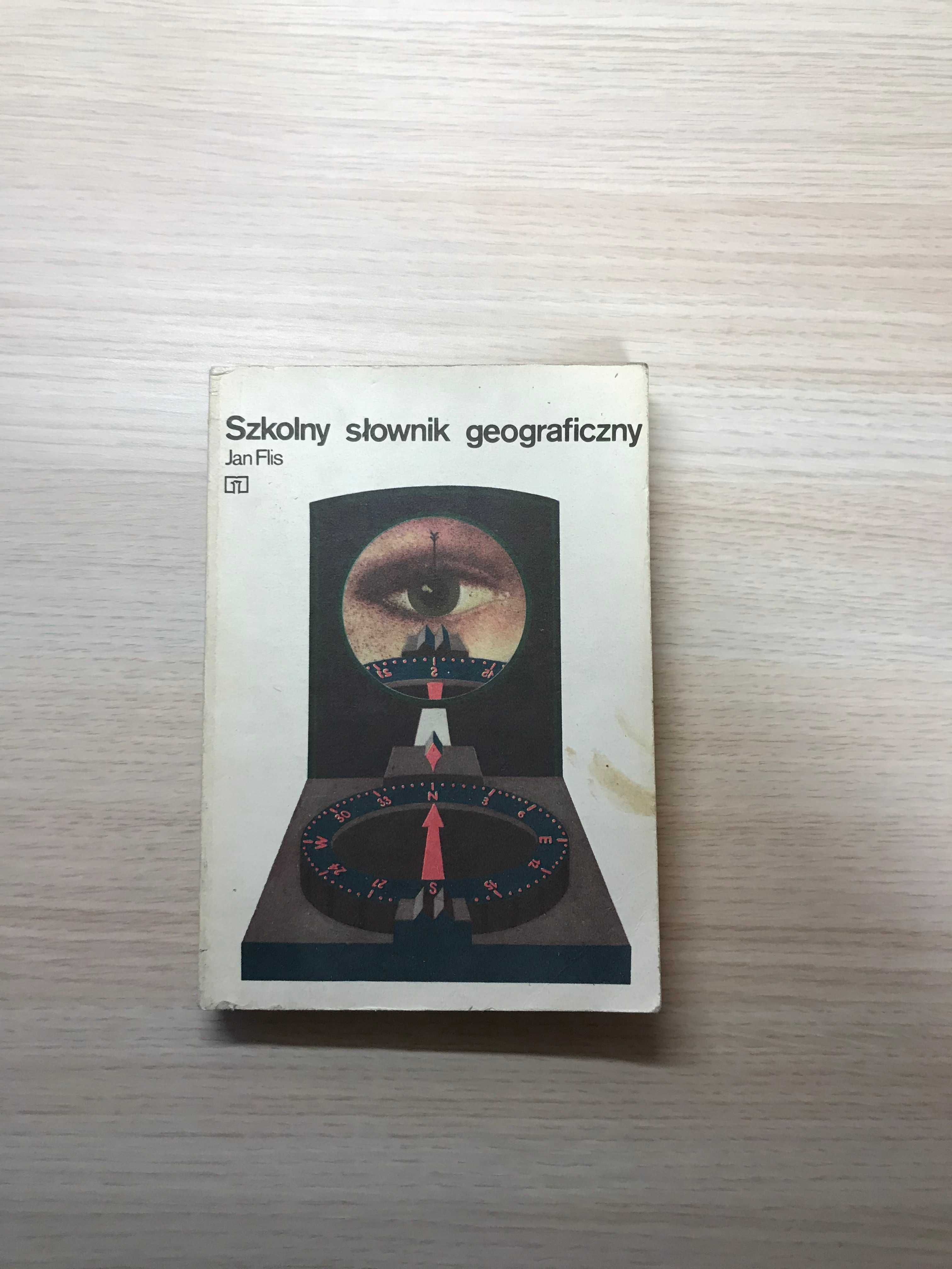 Szkolny słownik geograficzny Jan Flis stan bdb Geografia matura