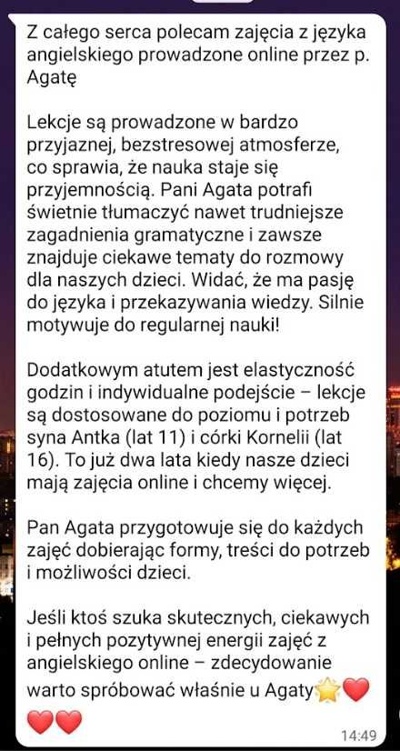 Korepetycje Angielski