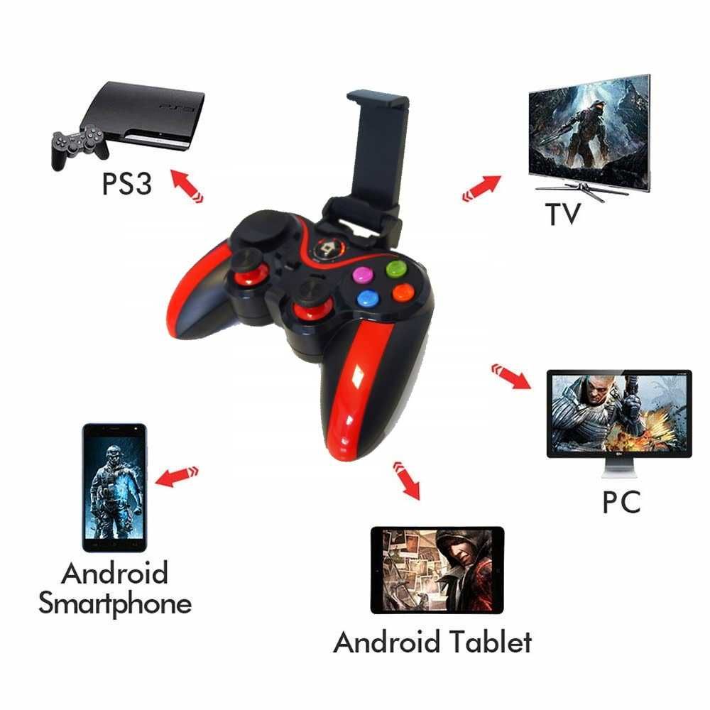 Comando / Gamepad Bluetooth Wireless NOVO Android Windows Linux IOS