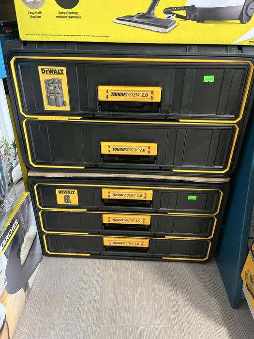 Ящик для інструментів DeWALT TOUGHSYSTEM на 2 та на 3 шухляди