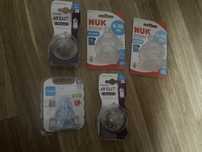 Новые сменные соски Avent  3+ 6+ Nuk 6-18 Mam