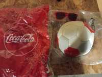 Zestaw Coca-Cola, piłka, okulary, torba