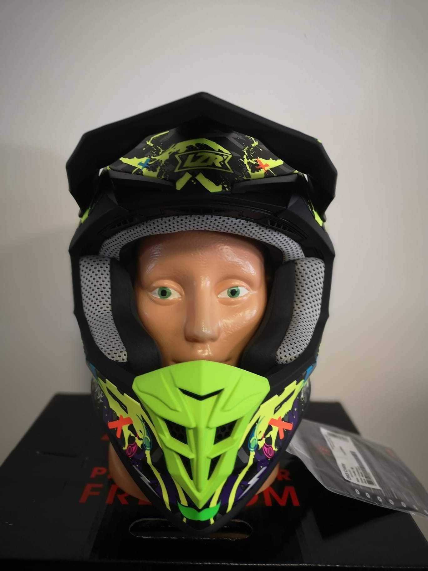 Kask LAZER OR3 Crazy  r. M   Black- Multi- Matt