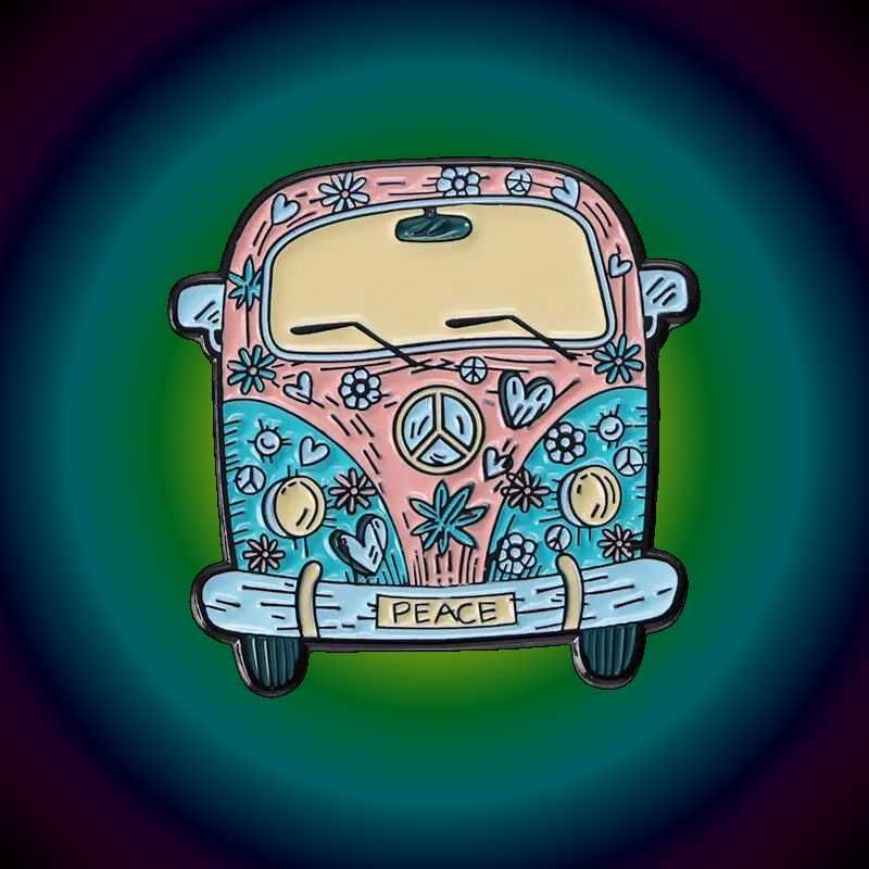 PIN | Peace Bus Hippies