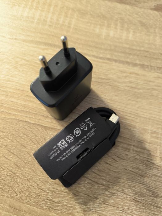 NOWY ZESTAW Szybka Ładowarka 45W do Samsung + kabel USB-C 1 m