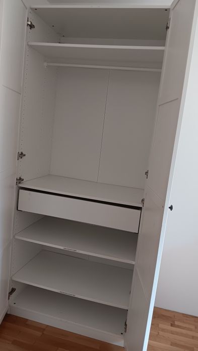 Szafa ikea pax hemnes 236x60x100 biała bejca