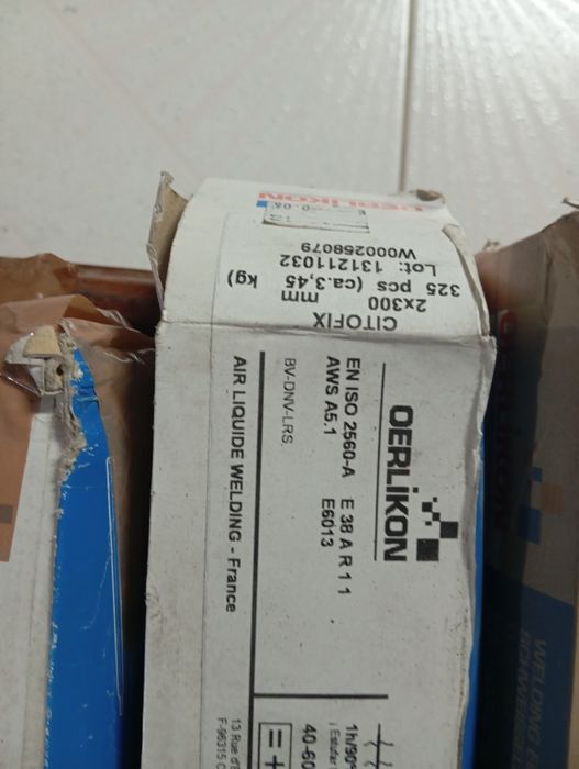 Eléctrodos de soldar lote