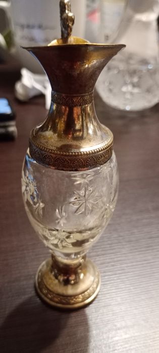 Wyjątkowa włoska kryształowa karafka (28)