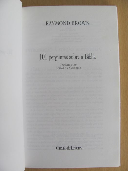101 Perguntas sobre a Bíblia de Raymond Brown