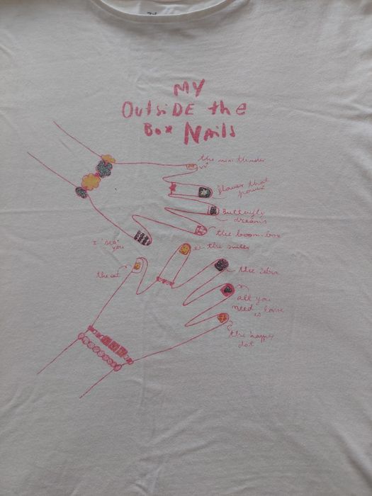 Camisola manga curta branca da zippy