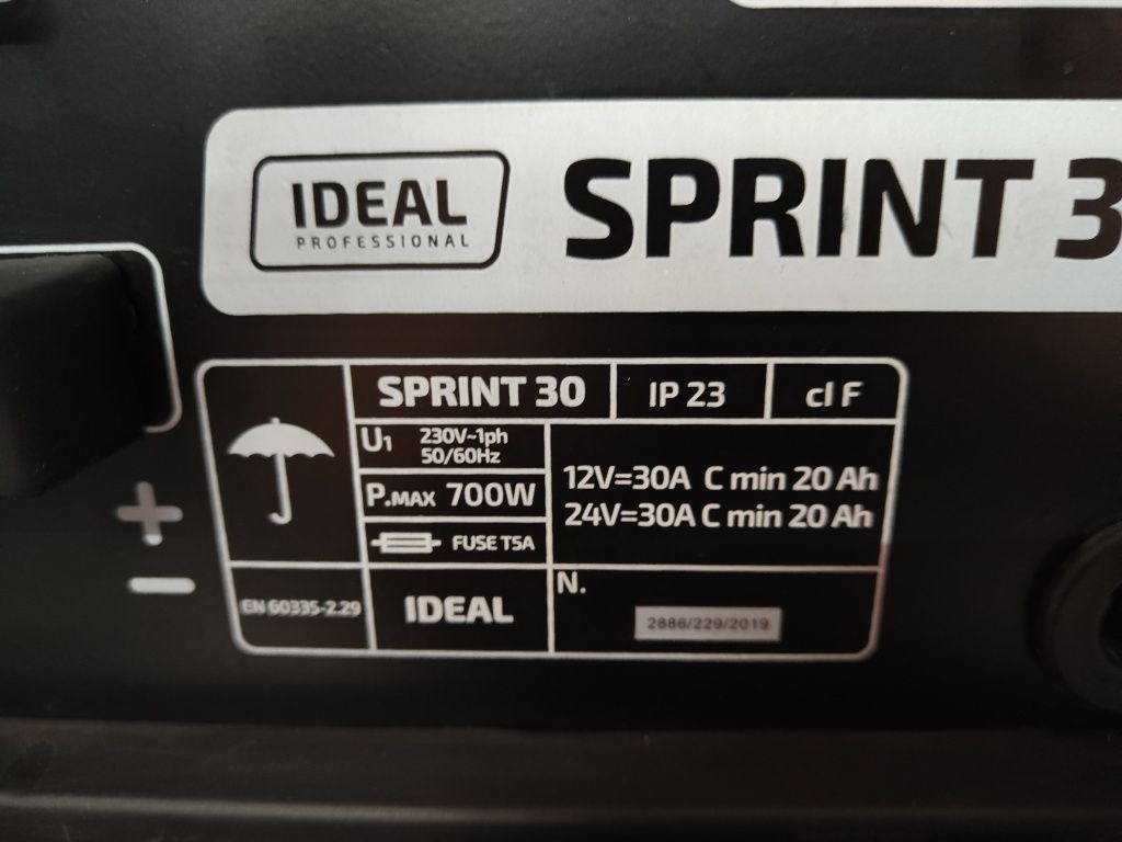 Prostownik IDEAL SPRINT 30, nowy, 30A 12/24V