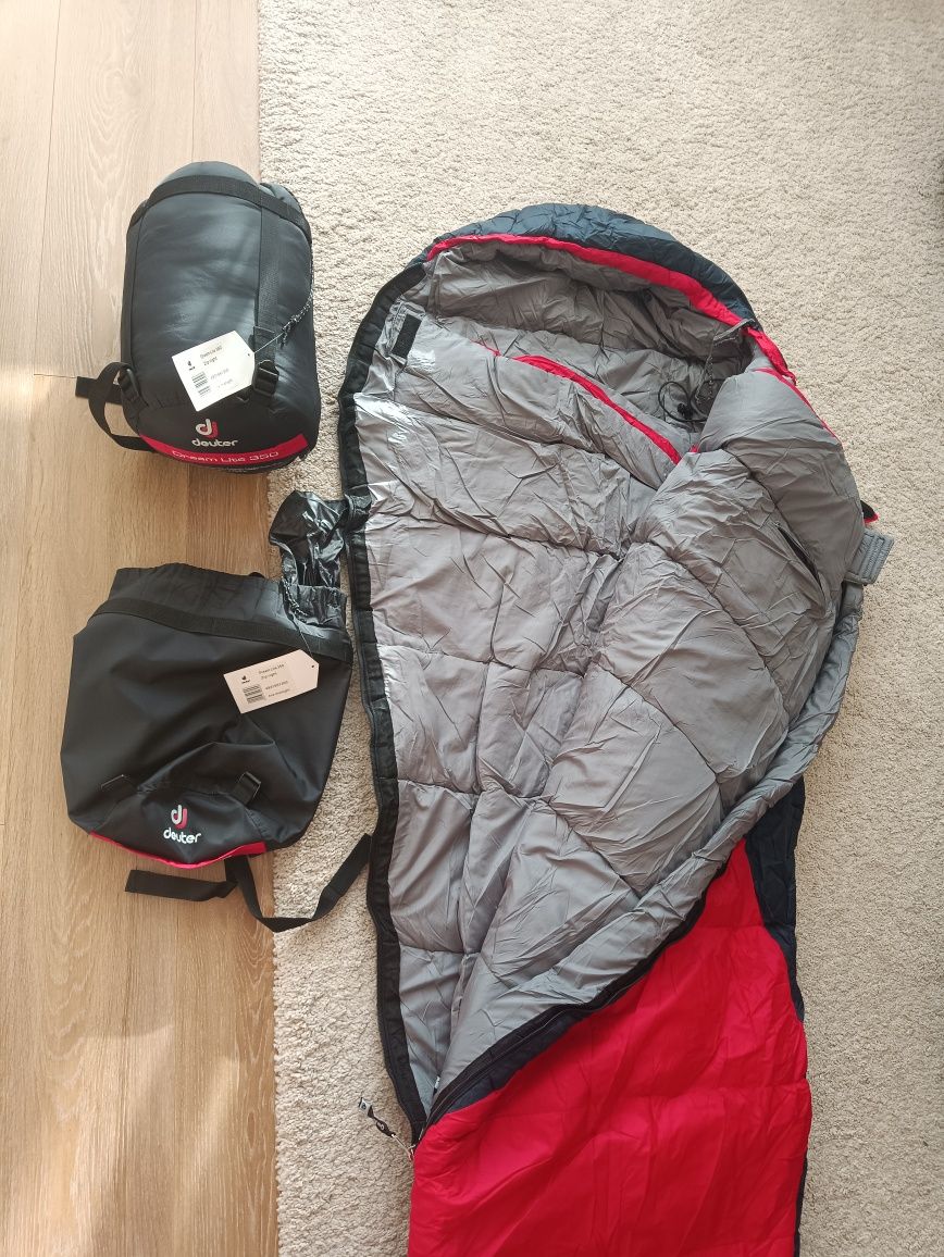 2-ва спальні мішки Deuter Dream Lite 350 L right