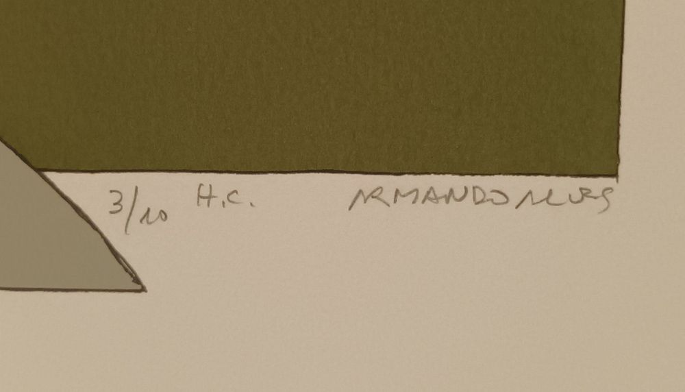 Serigrafia de Armando Alves