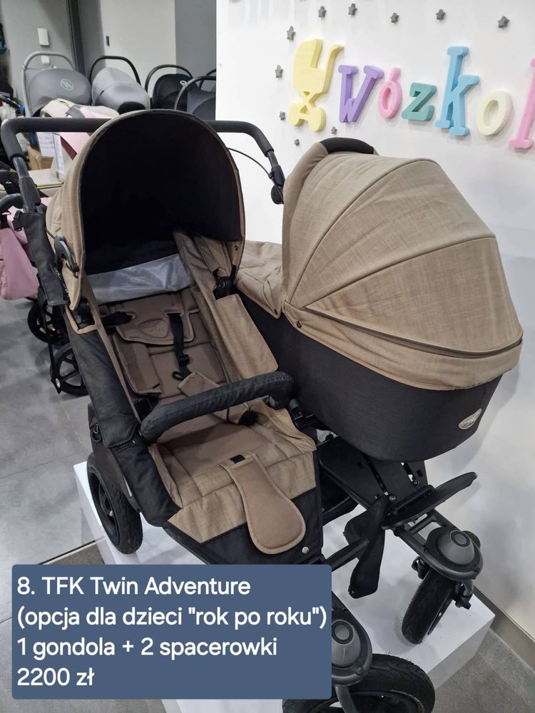 Wózek TFK Twin Adventure
