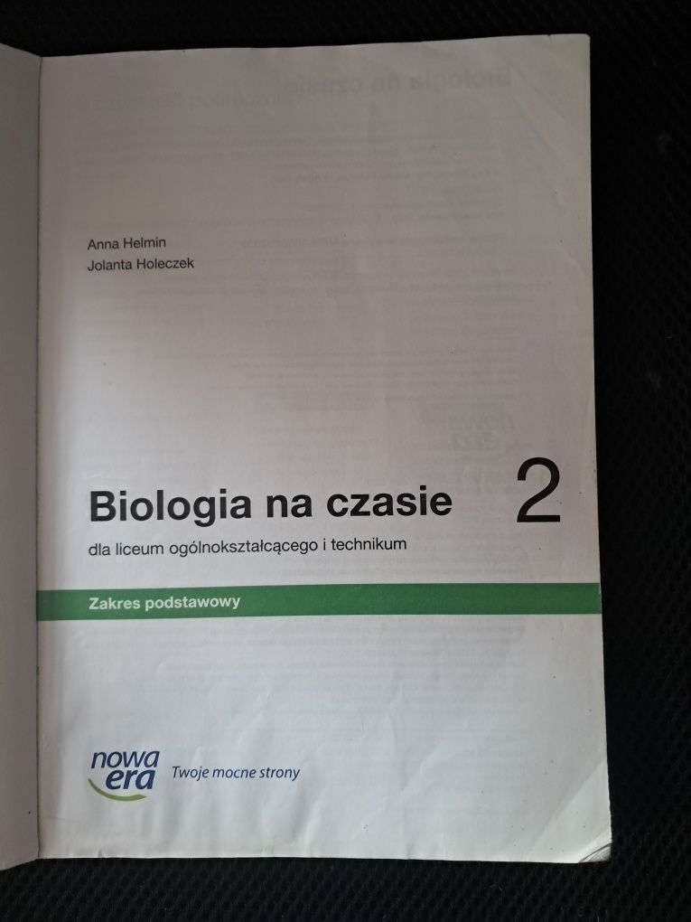 Podręcznik do Biologii dla klasy 2