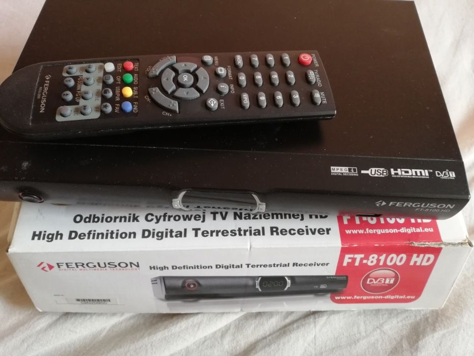 Tuner do odbioru telewizji naziemnej DVB-T marki: Ferguson 8100