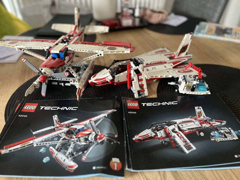 LEGO Technic Fire Plane 42040 model A i B
