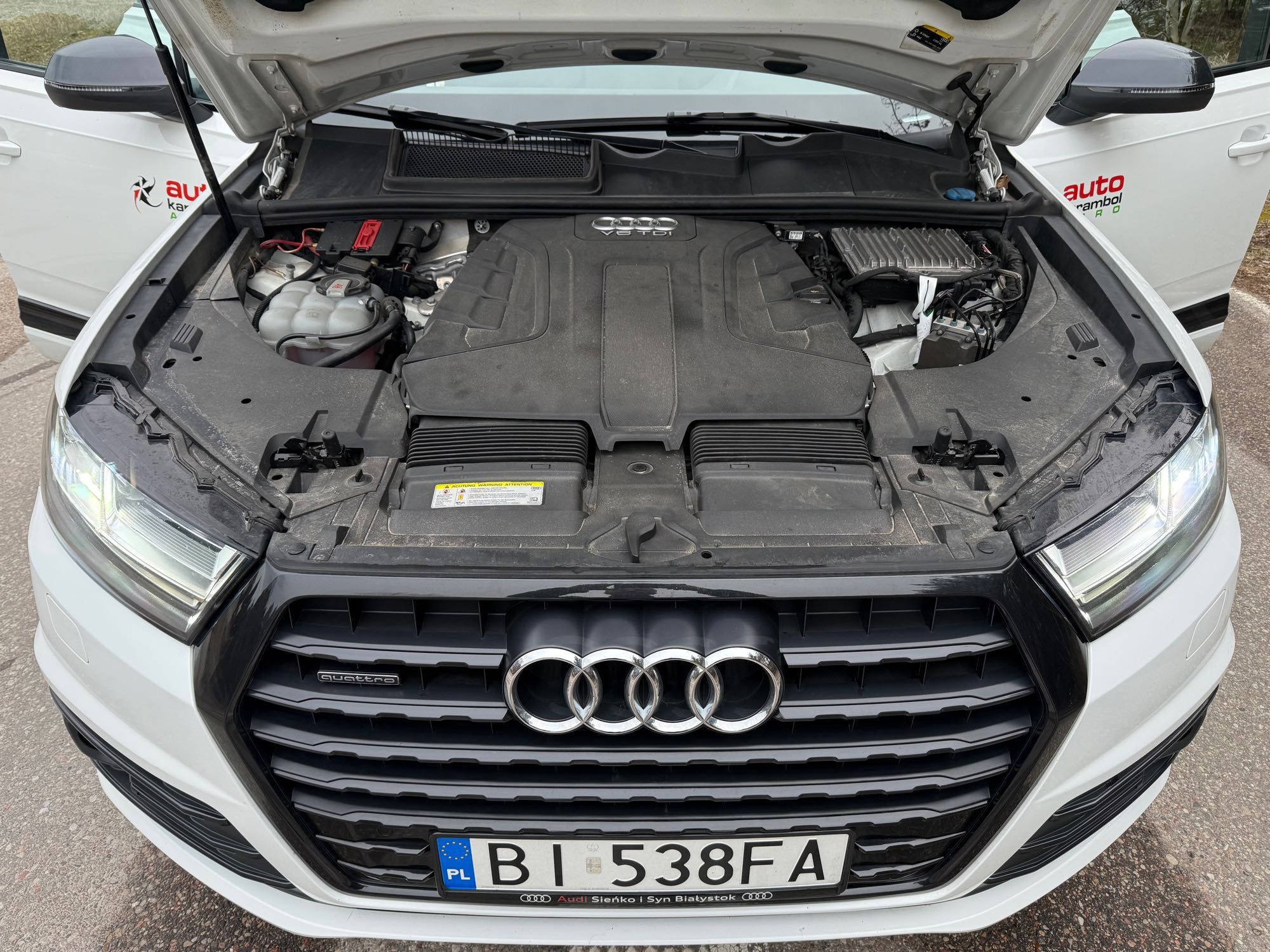 AUDI Q7 2017 3.0 TDI 218KM Black Edition SALON AUDI FV23% Cena Brutto