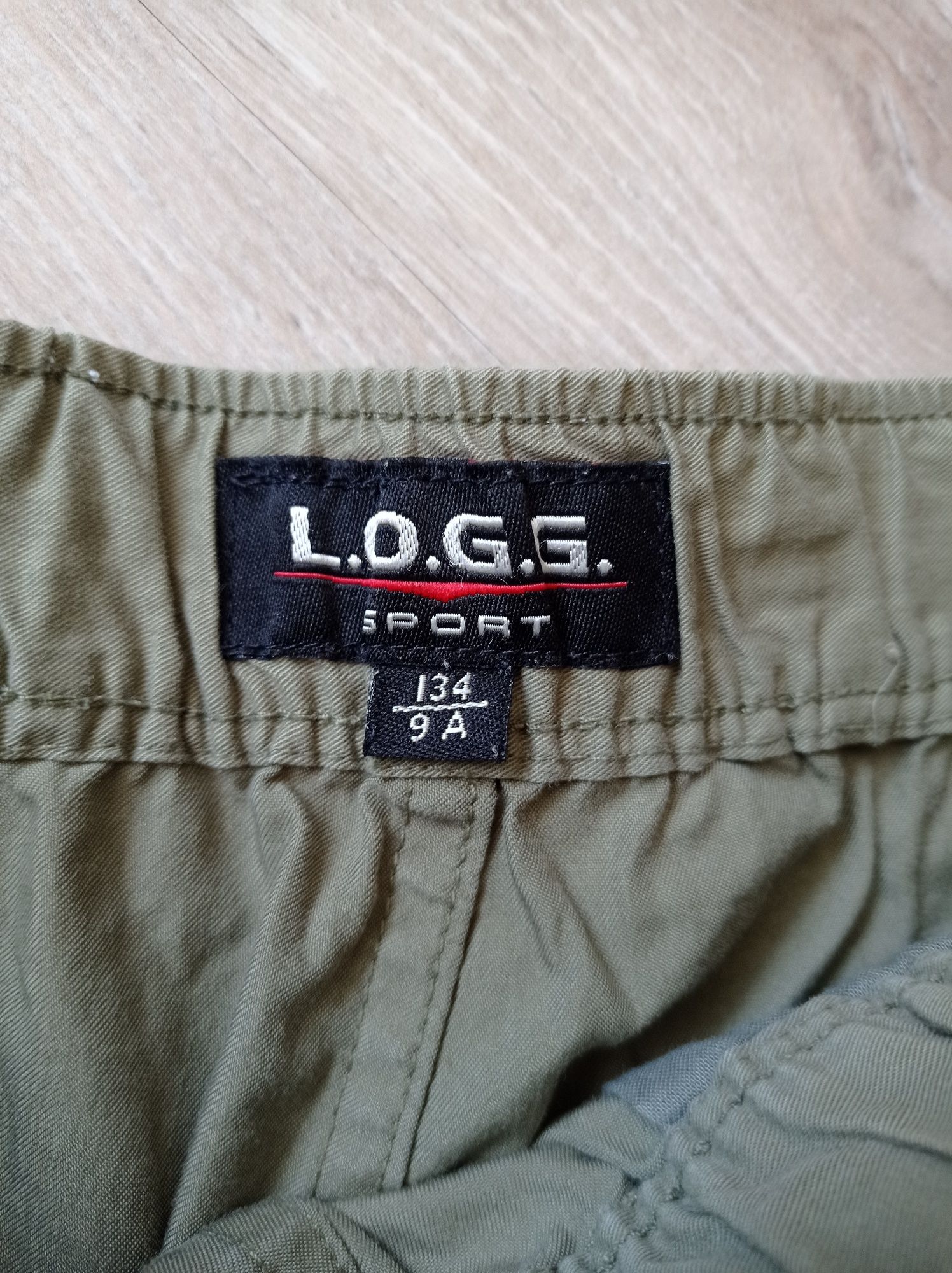 Spodenki chłopięce khaki LOGG sport